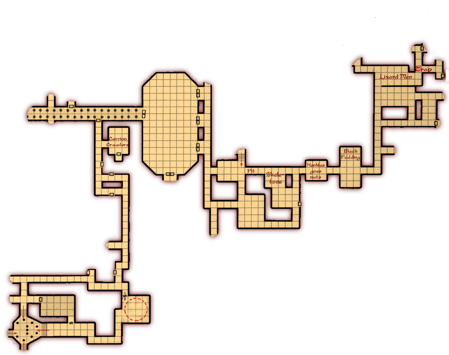 dungeon map