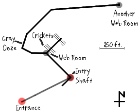 Map of the Mine Explored Kythorn 2